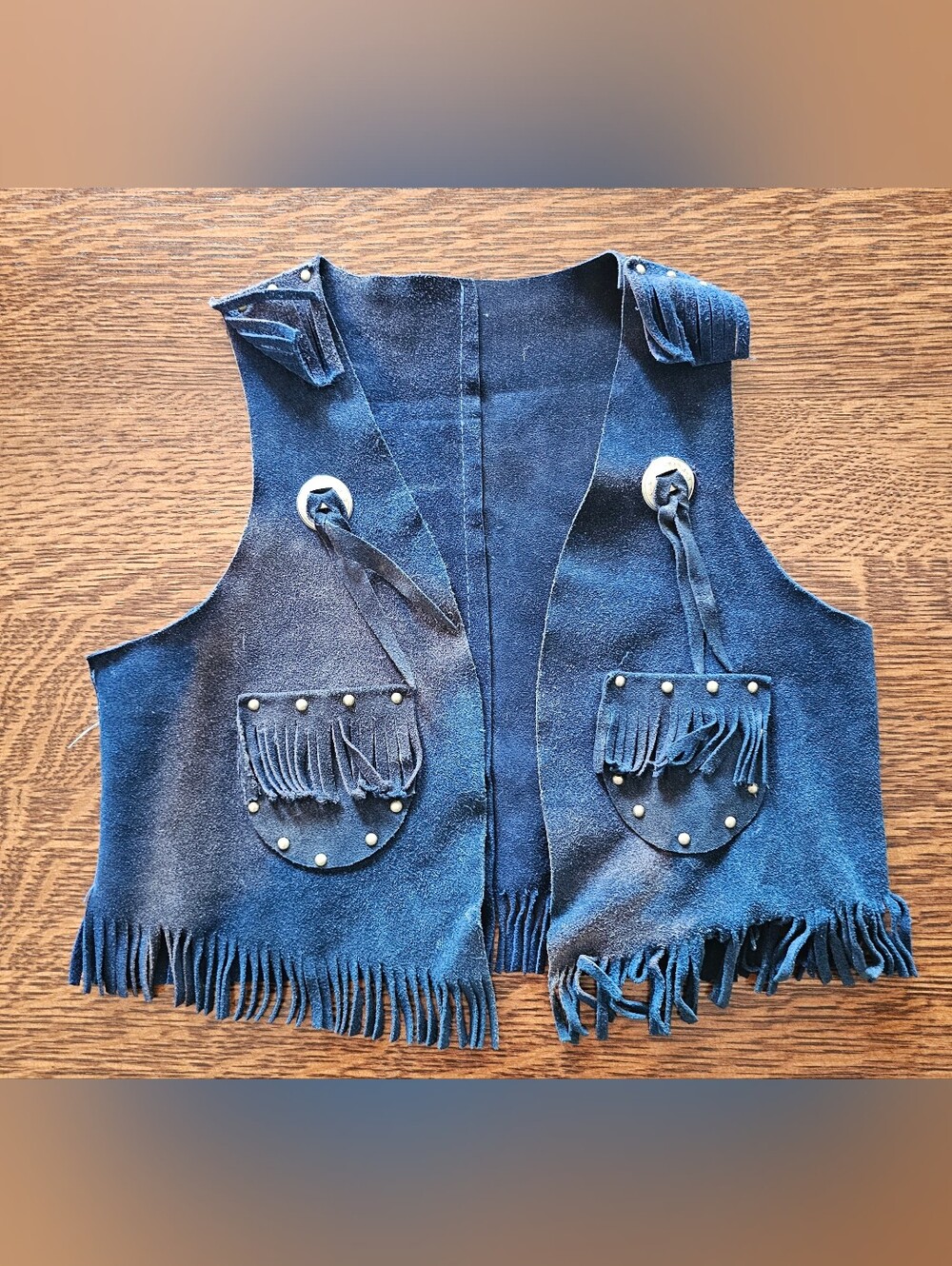Vintage Sears Childs Suede Vest